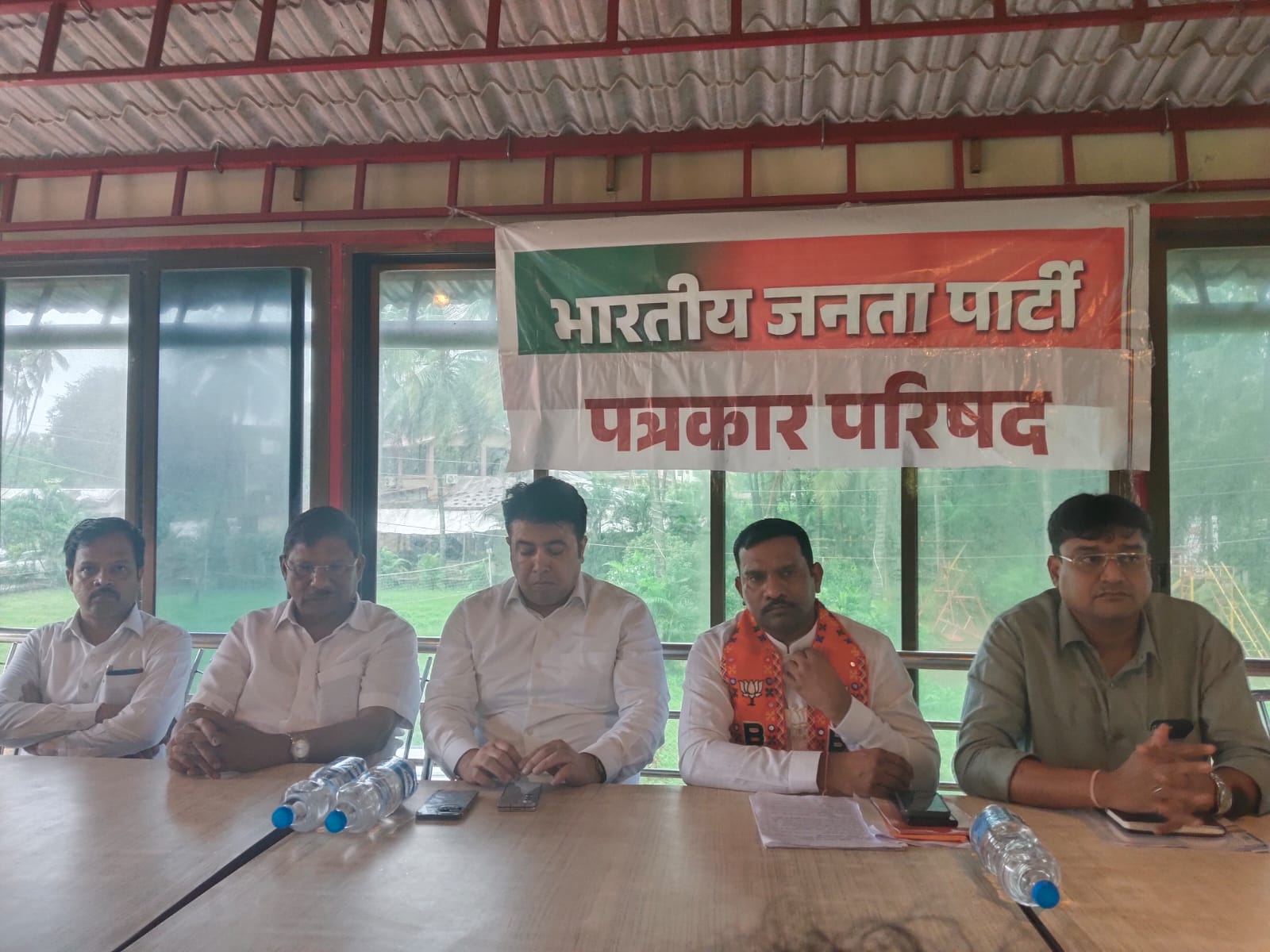 भारतीय जनता पक्षाच्या वतीने पत्रकार परिषदे मार्फत विविध योजनांची माहिती