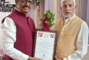 हाजी रमकडू यांना असरफ चुडासमांची सदिच्छा भेट – ढोल वादनाच्या कलेचे कौतुक